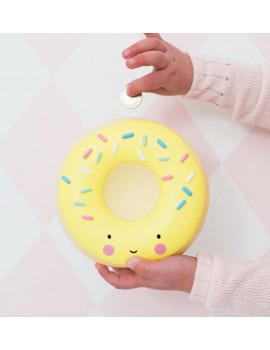 Hucha donut amarillo Little Lovely
