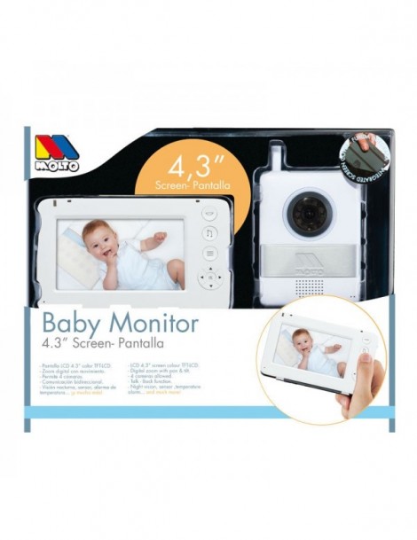 Vigilabebés baby monitor 4,3" Moltó